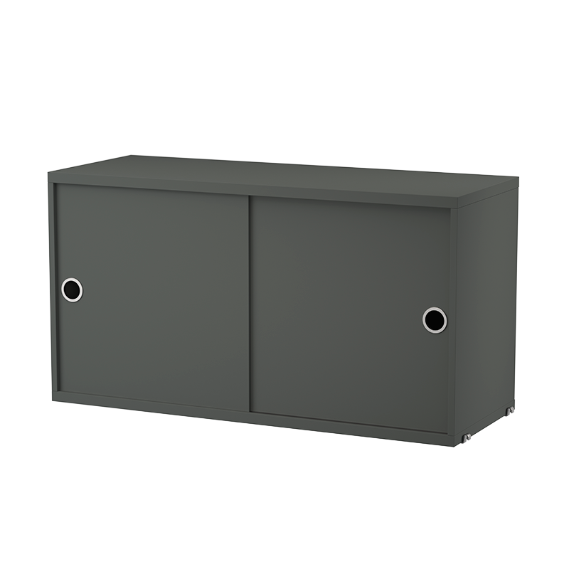 String Cabinet with Sliding Doors
