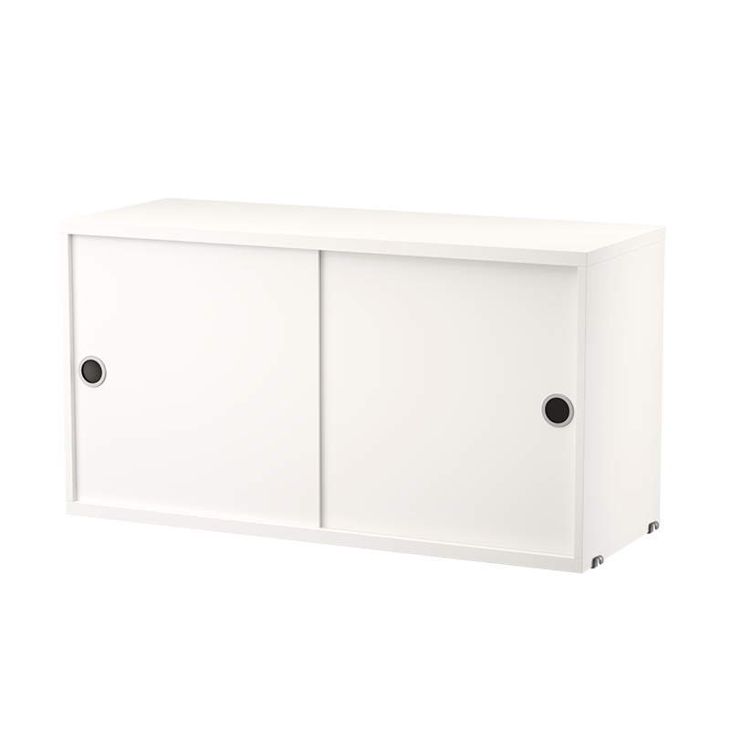 String Cabinet with Sliding Doors