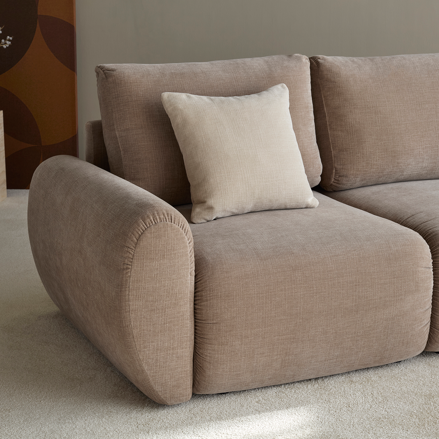 Norum divano letto con chaise longue
