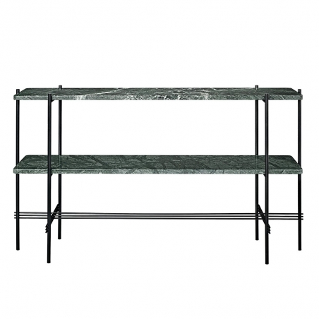 TS Console, 120X30X72, Black Base, 2 Racks