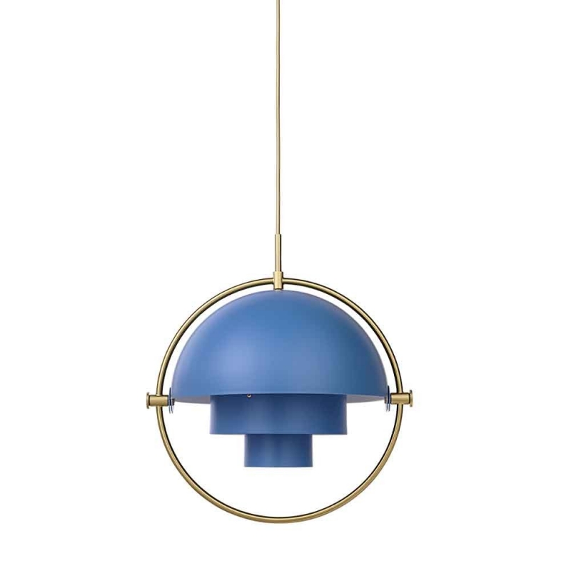 Multi-Lite Pendant Lamp, Brass Base