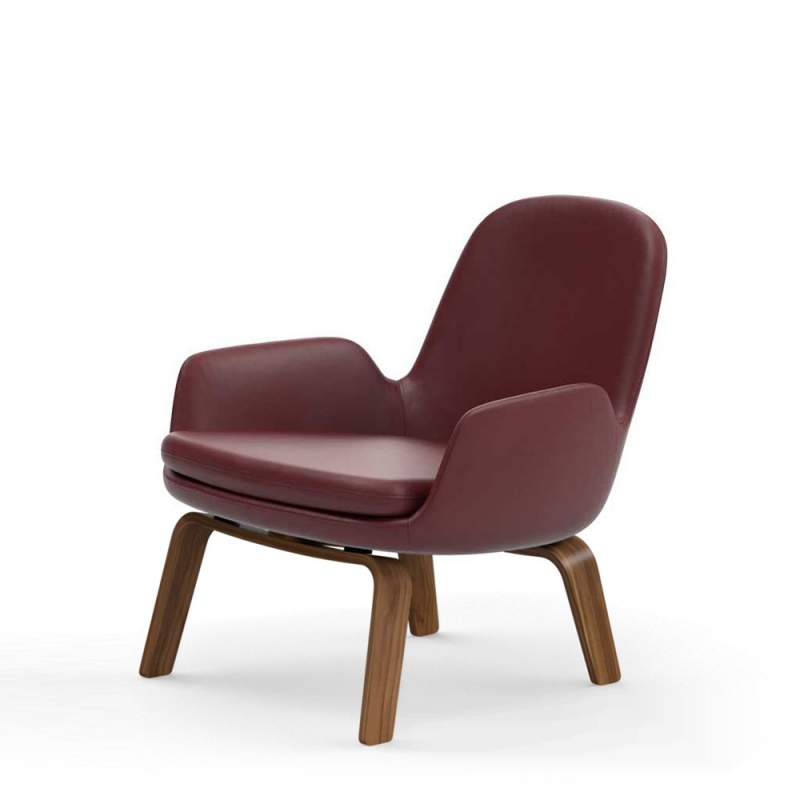 Era Lounge Chair Low Walnut