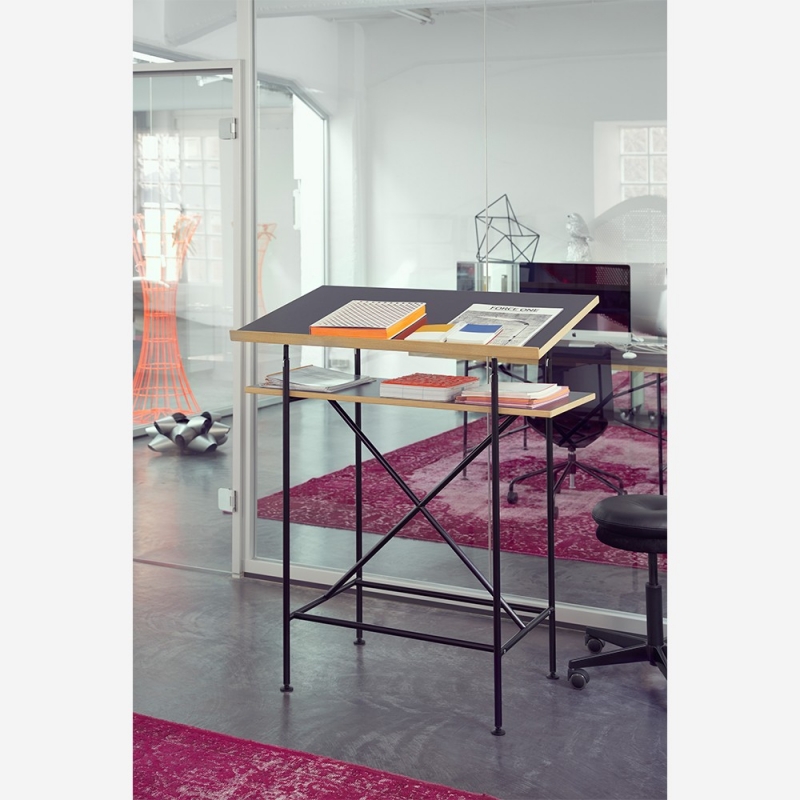 Milla 700 high desk_Chrome Legs