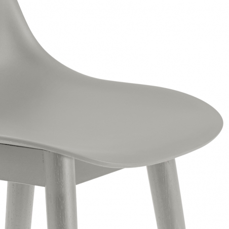 NORMANN COPENHAGEN sgabello FORM BARSTOOL H 65 cm basamento cromato