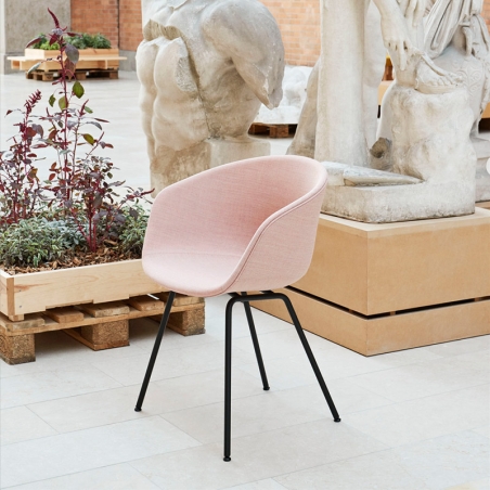 Poltrona a rotelle About a chair AAC155 di Hay - marrone