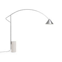 Compass Floor Lamp HAY alluminio spazzolato