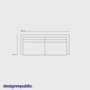 Sofa cockpit with wheels