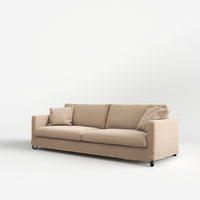 Sofa cockpit with wheels