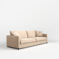 Sofa cockpit with wheels