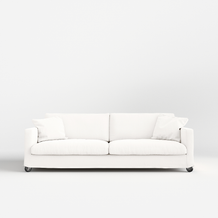 Pozzetto 3 Seater Sofa - White Linen - Archive Sale