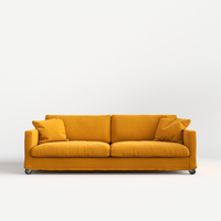 Sofa cockpit with wheels