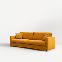 Sofa cockpit with wheels