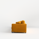 Sofa cockpit with wheels