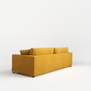 Sofa cockpit with wheels