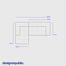 Vito divano modulare comp. 1