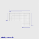 Vito divano modulare comp. 1