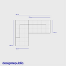 Vito divano modulare comp. 2