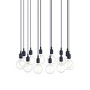 E27 Pendant Cluster - Bianco / Blu Notte