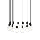 E27 Pendant Cluster - Bianco / Nero