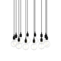 E27 Pendant Cluster - Bianco / Nero