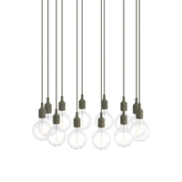 E27 Pendant Cluster - Bianco / Oliva