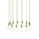 E27 Pendant Cluster - Bianco / Verde Beige