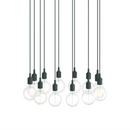 E27 Pendant Cluster - Bianco / Verde Scuro