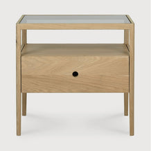 Spindle bedside table