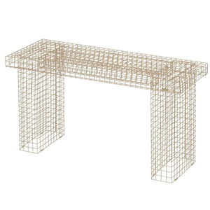 Wire Bench - Archive Sale - Cream Beige