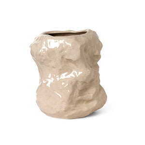Tuck Vase - Cashmere