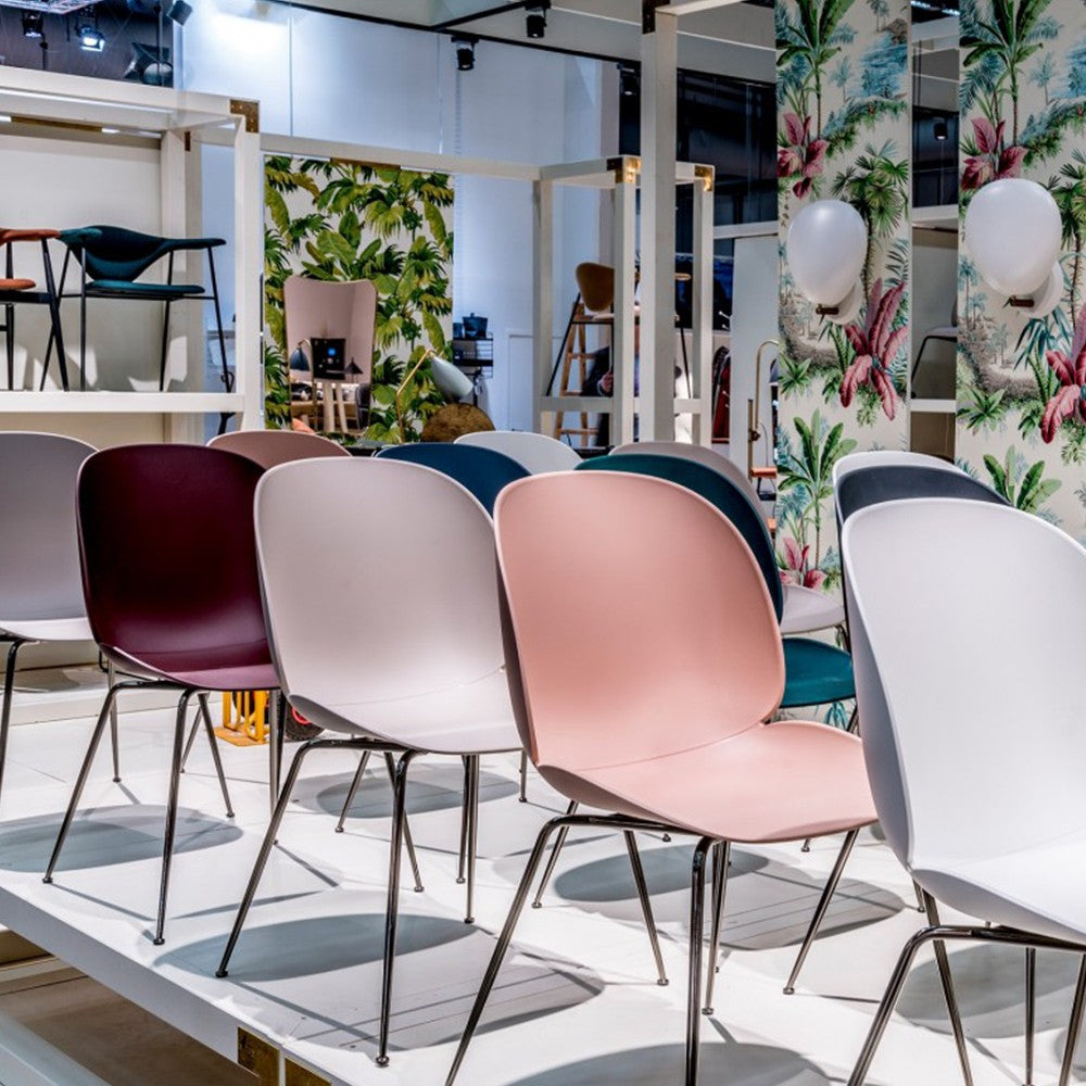 Beetle Dining Chair - Conic base