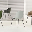 Beetle Dining Chair - Conic base