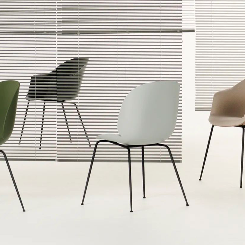 Beetle Dining Chair - Conic base