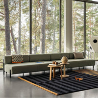 2-seater pole with armrests