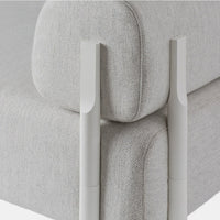 2-seater pole with armrests