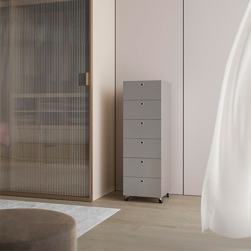 Contenitore con 6 cassetti