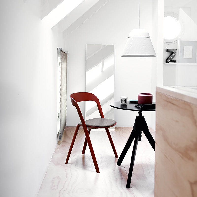 Pila - sedia impilabile con seduta imbottita