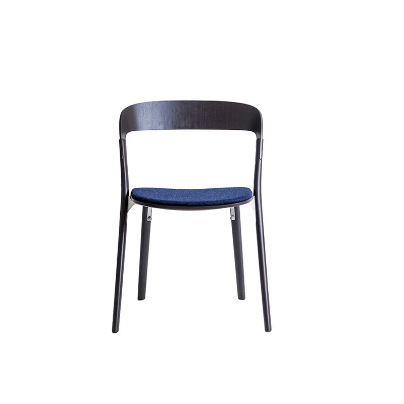 Pila - sedia impilabile con seduta imbottita