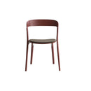 Pila - sedia impilabile con seduta imbottita