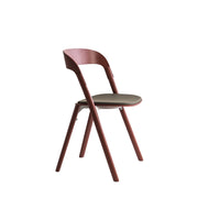 Pila - sedia impilabile con seduta imbottita