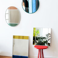 Rectangular Vitrail mirror