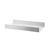 String Metal Shelf with High Edge Galvanized