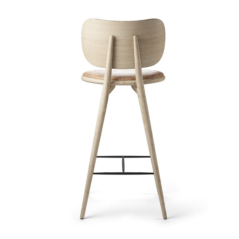High stool con schienale