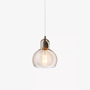&Tradition - Mega Bulb SR2 Pendant Lamp - Archive Sale - Gold glass / White textile cord