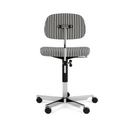 Kevi 2534U Chair with wheels - padded