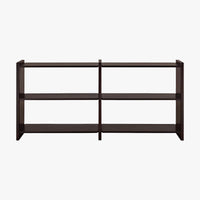 Mortise Low Bookcase 