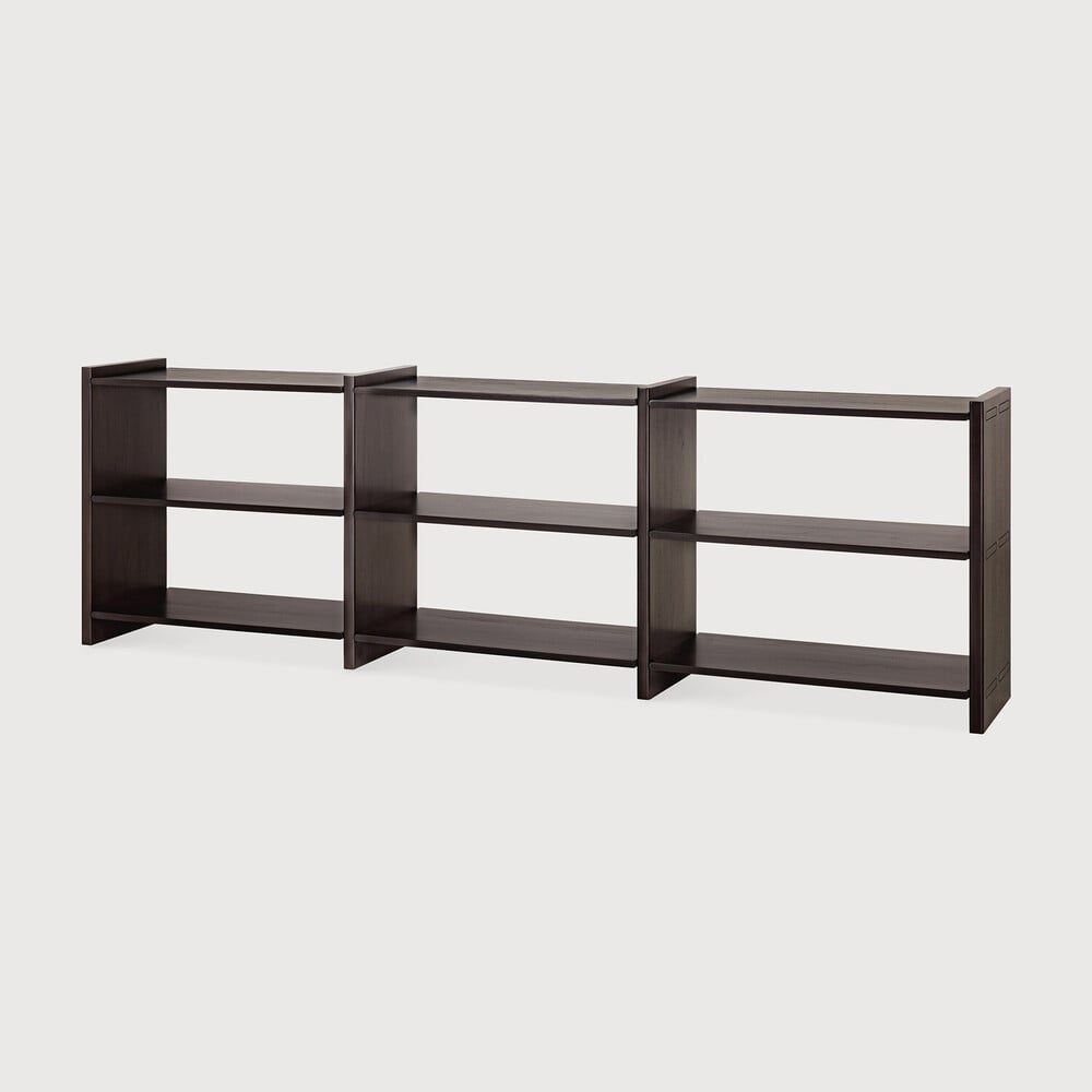 Mortise Low Bookcase 