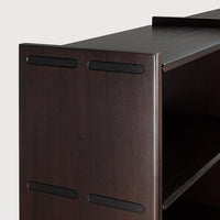 Mortise Low Bookcase 