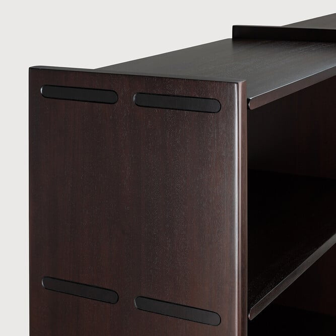 Mortise Low Bookcase 