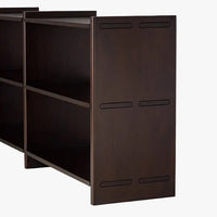 Mortise Low Bookcase 
